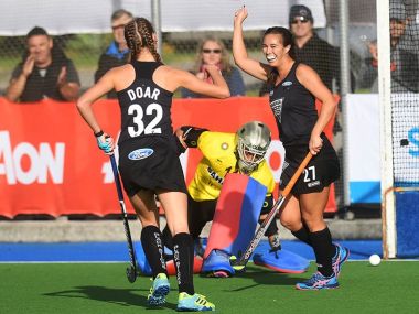 Indian women's hockey team fell to a 4-1 defeat against New Zealand. Twitter/ @BlackSticks