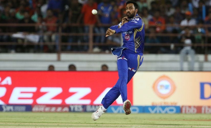 Mumbai Indians' Krunal Pandya. Sportzpics/IPL