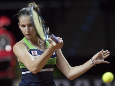 Karolina Pliskova. AFP
