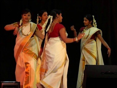 A Thiruvathirakali performance in Kerala. Image courtesy: Youtube