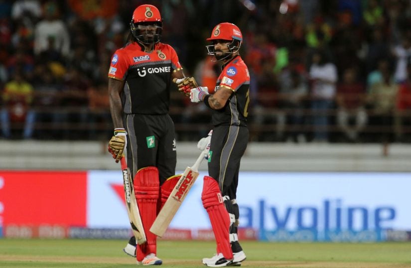 Royal Challengers Bangalore captain Virat Kohli and Chris Gayle both couldn't get firing in the 10th season of the IPL. Sportzpics