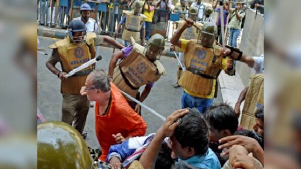 BJP rally in Kolkata: Party leaders Dilip Ghosh, Rupa Ganguly arrested as protest turns violent