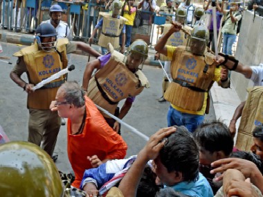 BJP rally in Kolkata: Party leaders Dilip Ghosh, Rupa Ganguly arrested as protest turns violent BJP rally in Kolkata: Party leaders Dilip Ghosh, Rupa Ganguly arrested as protest turns violent