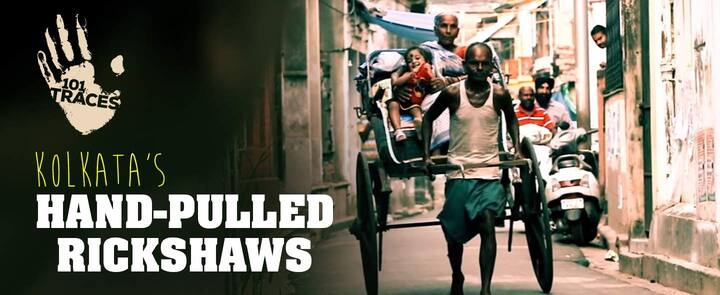 101 Traces: Rain or shine, Kolkata's Naresh Yadav is out on the street operating his hand-pulled rickshaw, as he has for the past 45 years 101 Traces: Rain or shine, Kolkata's Naresh Yadav is out on the street operating his hand-pulled rickshaw, as he has for the past 45 years