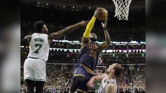 NBA playoffs: James LeBron, Kevin Love help Cavaliers cruise past Celtics in game one romp