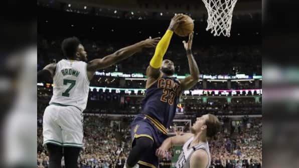 NBA playoffs: James LeBron, Kevin Love help Cavaliers cruise past Celtics in game one romp