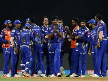 Mumbai Indians players during IPL 2017. Sportzpics