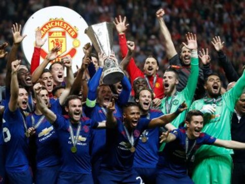 Europa League final: Manchester United's Paul Pogba and ...