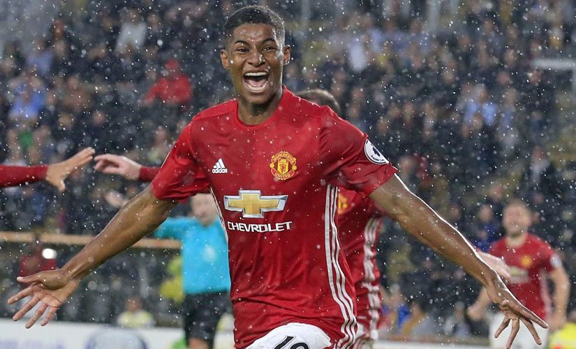 File photo of Marcus Rashford. AFP