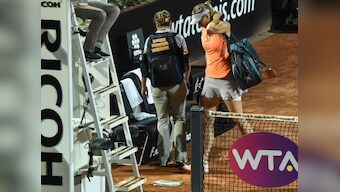 Italian Open: Maria Sharapova retires with injury after French Open snub, Andy Murray ousted
