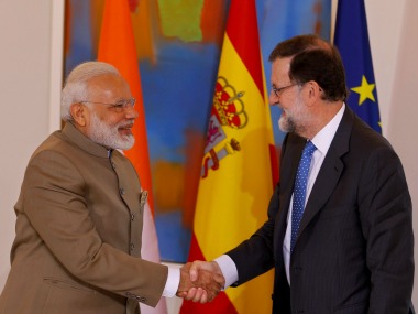Narendra Modi's four-nation tour: India, Spain to push for resolving disputes in South China Sea Narendra Modi's four-nation tour: India, Spain to push for resolving disputes in South China Sea