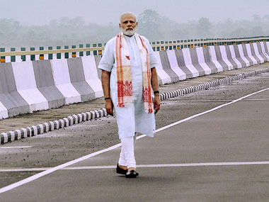 Narendra Modi in Assam: PM inaugurates Bhupen Hazarika bridge, says North East to become trade hub Narendra Modi in Assam: PM inaugurates Bhupen Hazarika bridge, says North East to become trade hub