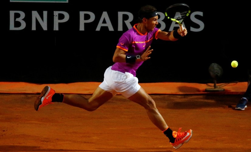 With titles at Monte Carlo, Barcelona and Madrid, Rafael Nadal is the overwhelming favourite for the French Oepn. Reuters