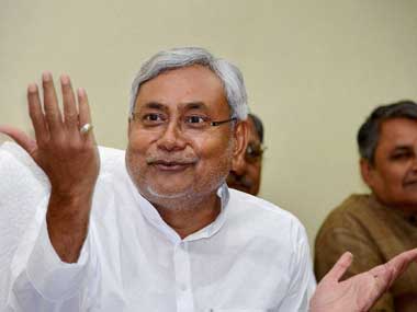 Nitish Kumar. PTI