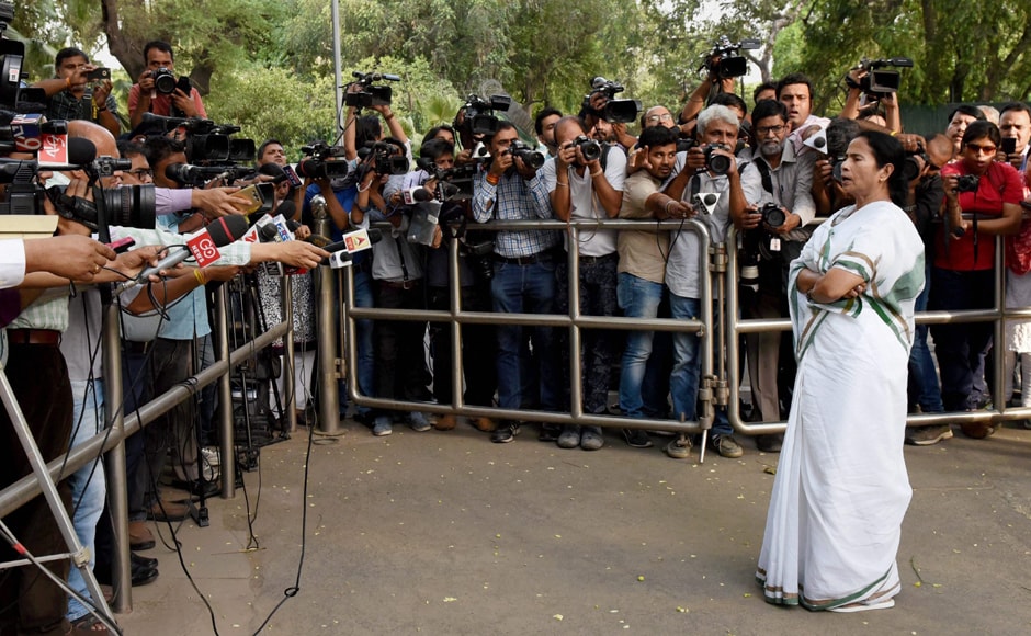 Even though Banerjee saidthat no names were discussed, <em>PTI</em> quoted sources as saying that Banerjee met with incumbent President Pranab Mukherjee late last night. This has added some weight to rumours that the two leaders may have discussed the possibility of persuading Mukherjee to seek a second term. PTI Even though Banerjee saidthat no names were discussed, <em>PTI</em> quoted sources as saying that Banerjee met with incumbent President Pranab Mukherjee late last night. This has added some weight to rumours that the two leaders may have discussed the possibility of persuading Mukherjee to seek a second term. PTI