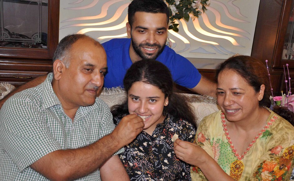 Girls outshone boys in the CBSE Class 12 results. Mannat Loothra from Bhavan Vidyalaya in Chandigarh came third with 99.2 percent. PTI Girls outshone boys in the CBSE Class 12 results. Mannat Loothra from Bhavan Vidyalaya in Chandigarh came third with 99.2 percent. PTI