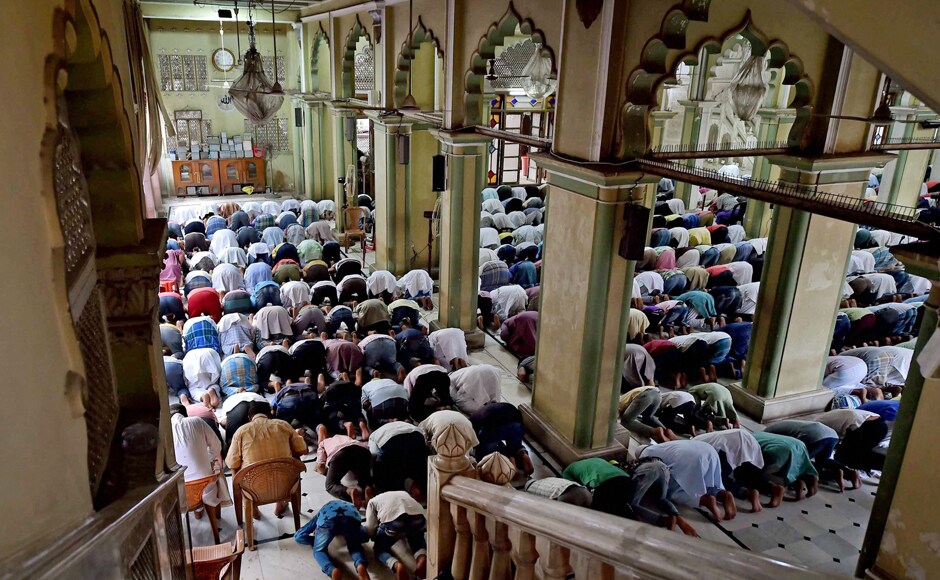 They also offer prayers before breaking their fast. Muslims can be seen praying at the Nakhoda Mosque in Kolkata. PTI They also offer prayers before breaking their fast. Muslims can be seen praying at the Nakhoda Mosque in Kolkata. PTI