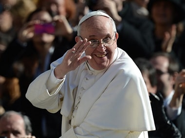 File image of Pope Francis. AP