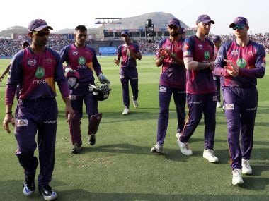 Rising Pune Supergiant players walk off the pitch after a match. Sportzpics/IPL