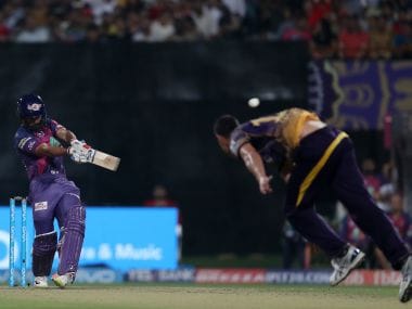 Rising Pune Supergiant's Rahul Tripathi plays . Sportzpics/IPL