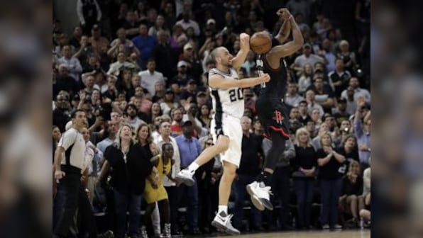 NBA playoffs: Manu Ginobili thwarts Rockets with stunning block, helps Spurs take 3-2 lead