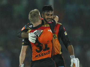 IPL 2017: Sunrisers Hyderabad cement spot in playoffs with comfortable win over Gujarat Lions IPL 2017: Sunrisers Hyderabad cement spot in playoffs with comfortable win over Gujarat Lions