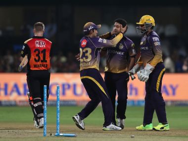 IPL 2017: Sunrisers Hyderabad's middle and lower-order implode after strong start to hand KKR win IPL 2017: Sunrisers Hyderabad's middle and lower-order implode after strong start to hand KKR win