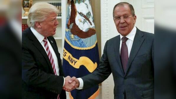 Donald Trump tells Russians in Oval Office meeting that firing 'nut job' Comey eased pressure