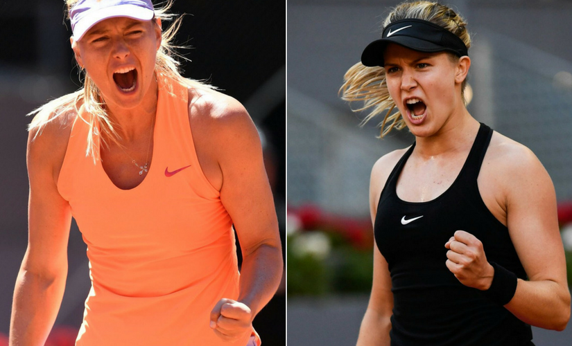 Madrid Open: Maria Sharapova sets up Genie Bouchard grudge match, David Goffin advances Madrid Open: Maria Sharapova sets up Genie Bouchard grudge match, David Goffin advances