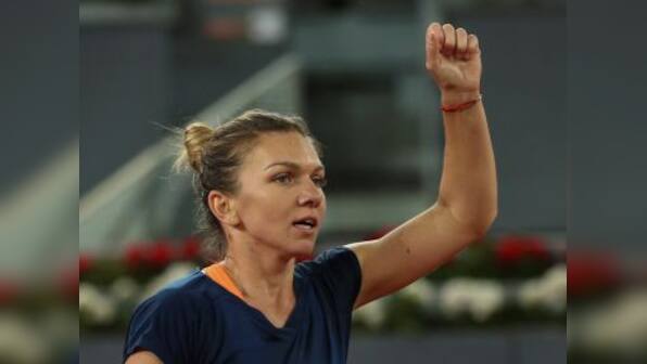Madrid Open: Defending champion Simona Halep sets up final clash against Kristina Mladenovic