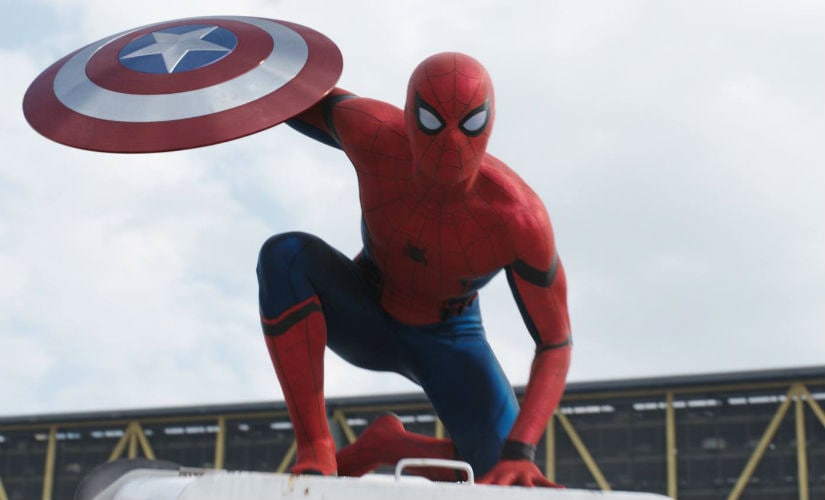 Holland's Spider-Man in Captain America: Civil War. Image courtesy: @SpiderManIN/Facebook