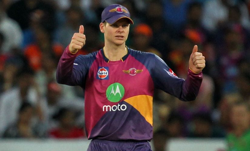 Steve Smith captain of Rising Pune Supergiant during a match in the Indian Premier League. Sportzpics