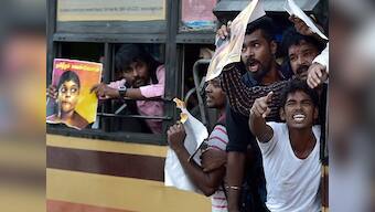 Chennai police detains pro-Tamil activists at Marina beach for holding a memorial for victims of Sri Lankan ethnic conflict