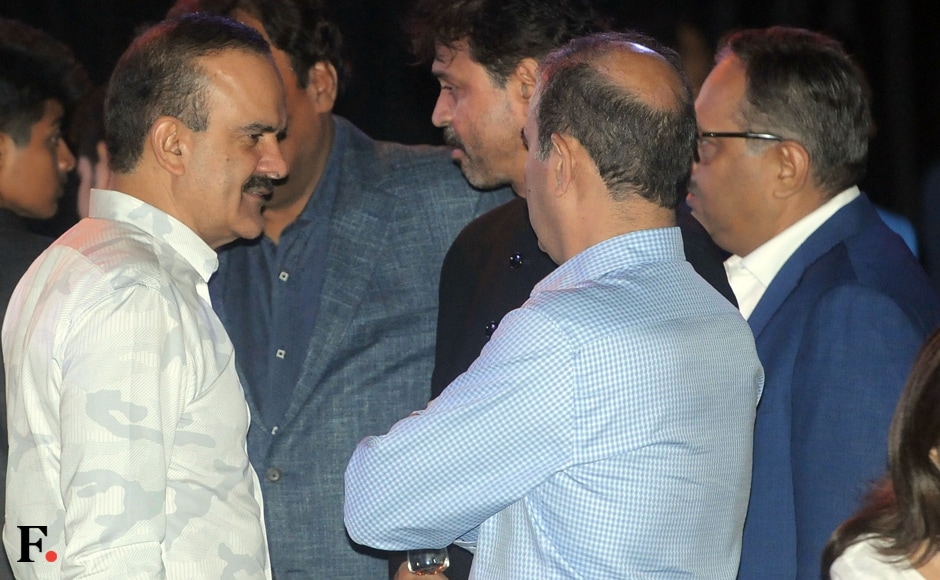 Thane's Commissioner of Police Parambeer Singh is seen mingling with other dignitaries at Praful Patel's book launch. Photo: Sachin Gokhale/Firstpost Thane's Commissioner of Police Parambeer Singh is seen mingling with other dignitaries at Praful Patel's book launch. Photo: Sachin Gokhale/Firstpost