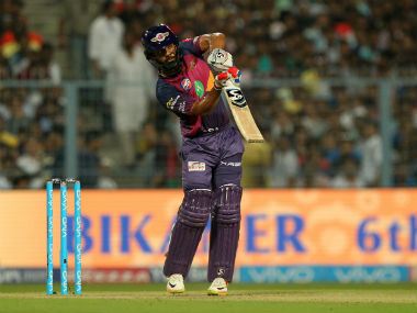 IPL 2017: Rampant Rahul Tripathi fires Rising Pune Supergiant to 4-wicket win over KKR IPL 2017: Rampant Rahul Tripathi fires Rising Pune Supergiant to 4-wicket win over KKR