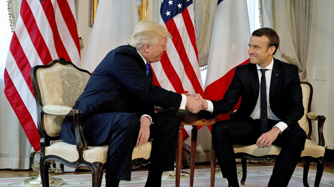 Donald Trump Meets Emmanuel Macron, Says Whole World Talking About ...