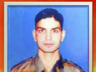 Slain army officer Ummer Fayaz. PTI