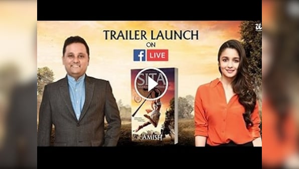 Watch: Alia Bhatt chats with Amish Tripathi about his new book, Sita — Warrior of Mithila