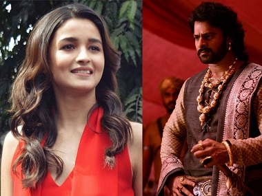 Alia Bhatt calls Baahubali 2 'rock-buster'; says would like to work with Prabhas Alia Bhatt calls Baahubali 2 'rock-buster'; says would like to work with Prabhas