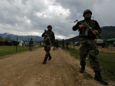 File image of Indian Army soldiers in Jammu and Kashmir. Reuters