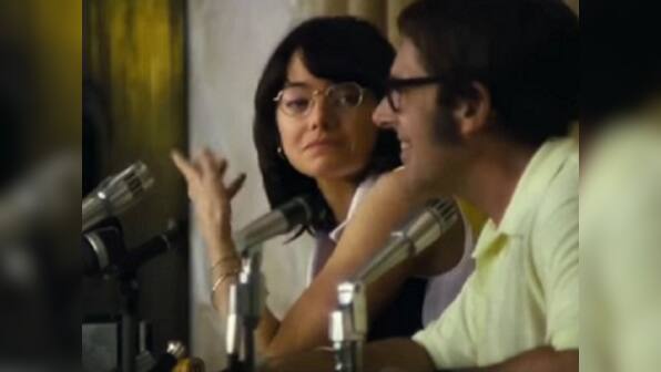 Battle of the Sexes trailer: Emma Stone, Steve Carell play tennis icons in this Oscar contender
