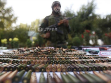 Indian Army recovers arms, ammunition cache in Kupwara forest after encounter with militants Indian Army recovers arms, ammunition cache in Kupwara forest after encounter with militants