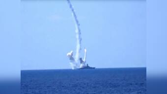 Russia fires cruise missiles at Islamic State positions in Syria