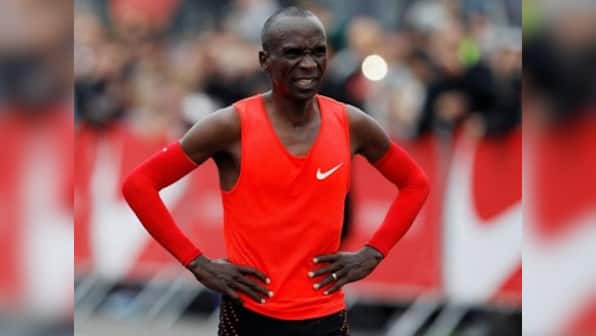 Eliud Kipchoge runs fastest marathon in history but misses out on sub-2-hour goal