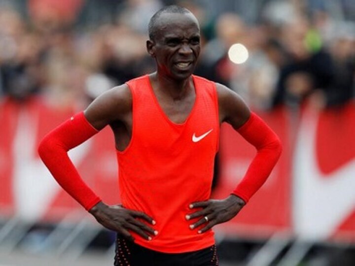 Eliud Kipchoge runs fastest marathon in history but misses out on sub-2-hour goal