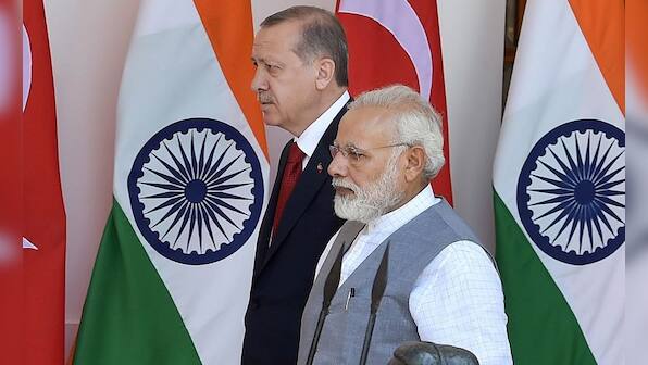 Turkey president Erdogan's visit to India draws little attention of international media