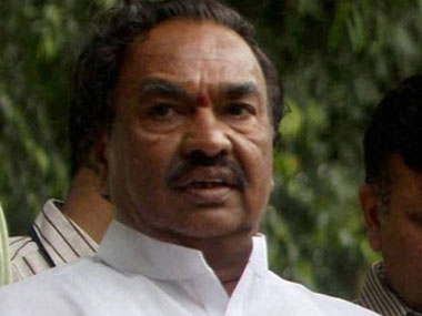 KS Eshwarappa denies rift in Karnataka BJP, says BS Yeddyurappa is CM candidate in 2018 polls KS Eshwarappa denies rift in Karnataka BJP, says BS Yeddyurappa is CM candidate in 2018 polls