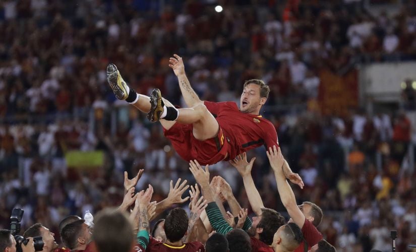Serie A: Francesco Totti given fitting Roma farewell as Diego Perotti scores late