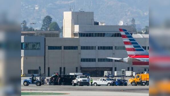 Plane crashes into airport truck at Los Angeles; 8 injured