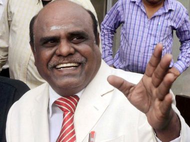 Justice CS Karnan's lawyer approaches president for suspension of SC order Justice CS Karnan's lawyer approaches president for suspension of SC order